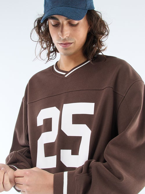 Sportieve sweater van french terry - Kiabi