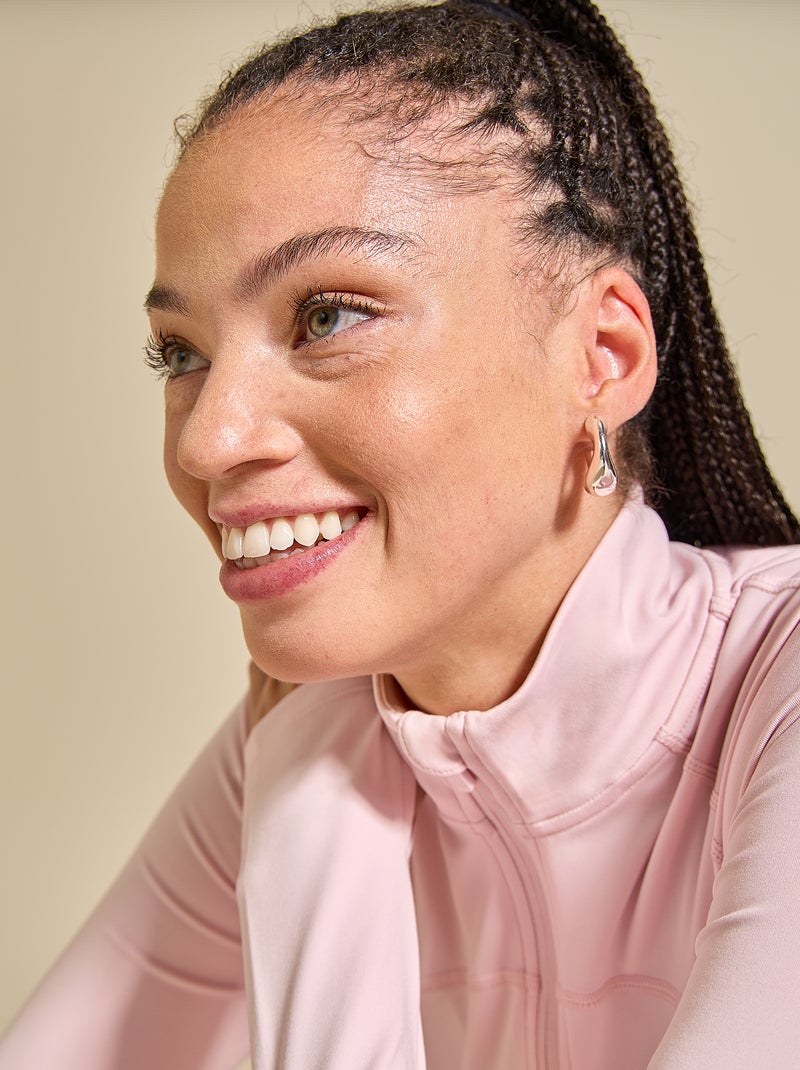 Sportjas met rits - (ekstract) Rose - Kiabi