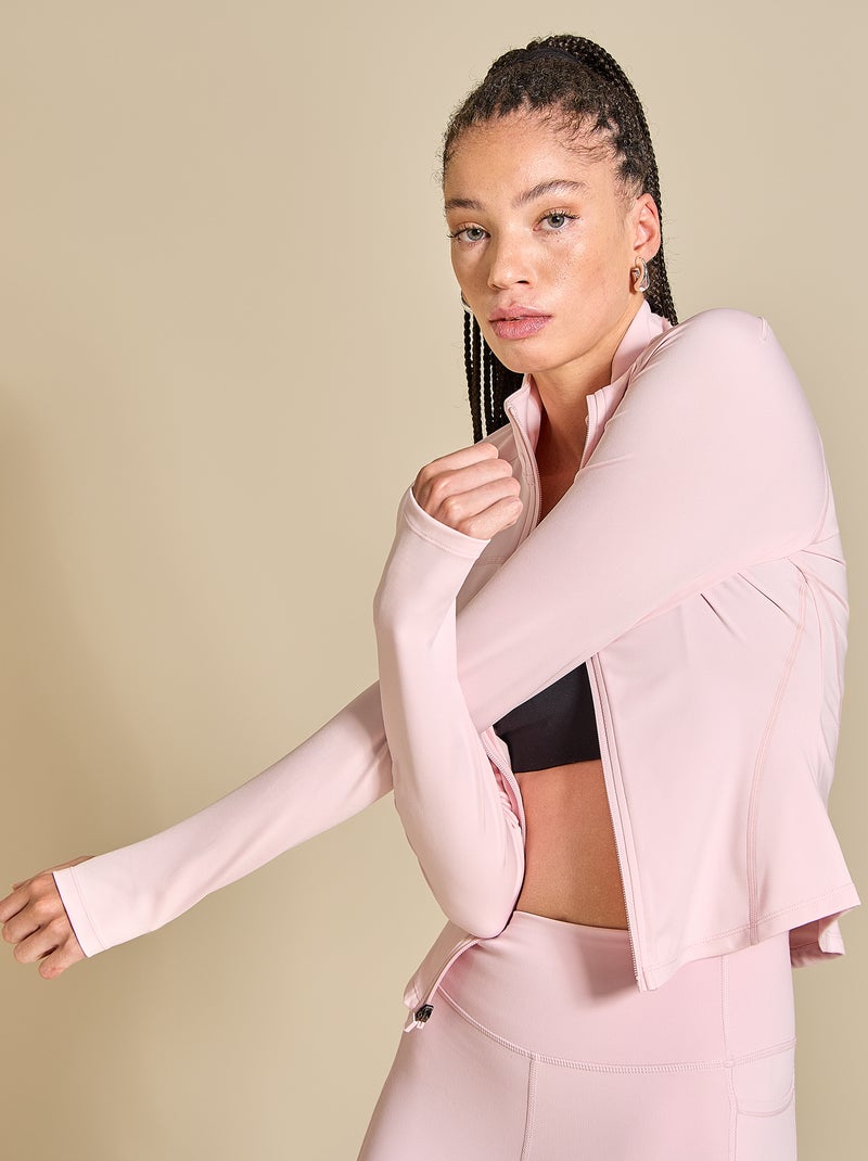 Sportjas met rits - (ekstract) Rose - Kiabi