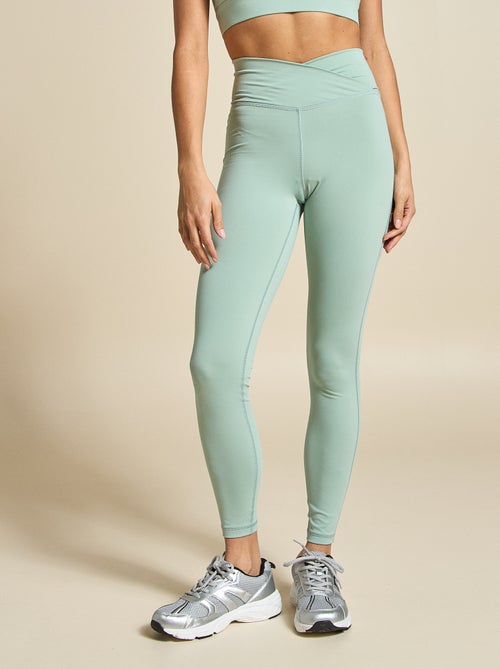 Sportlegging met gedraaide taille - (ekstract) - Kiabi