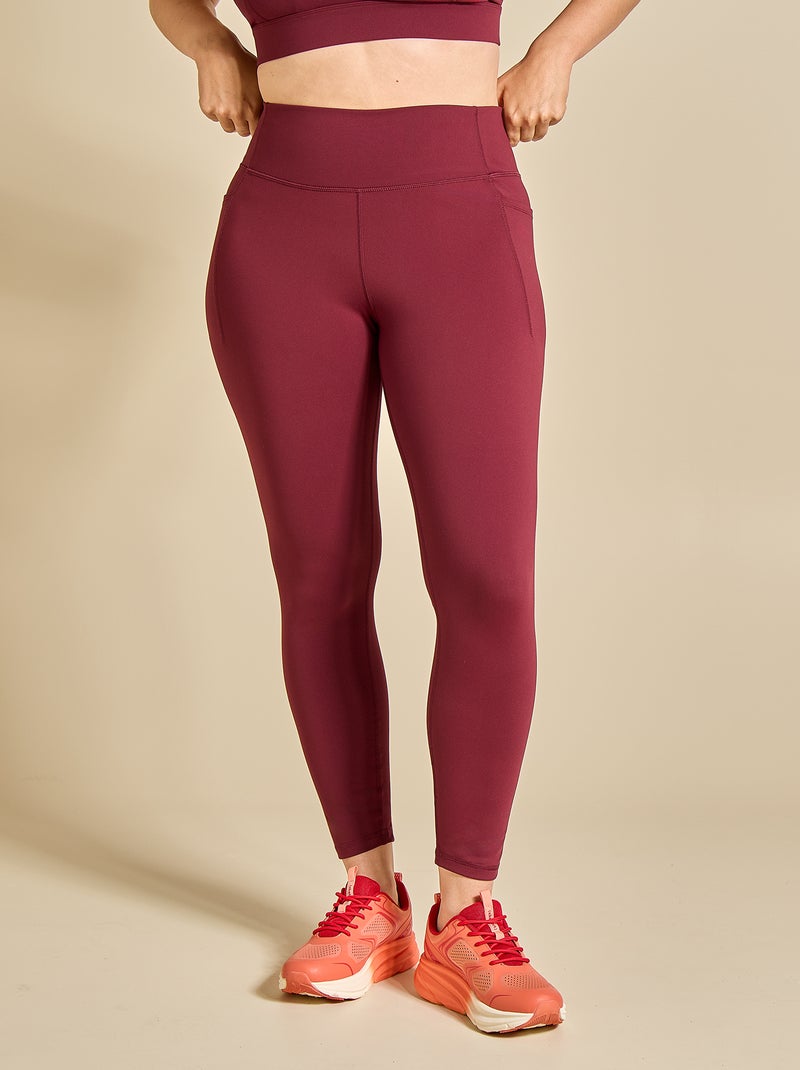 Sportlegging met zakken - (ekstract) Bordeaux - Kiabi