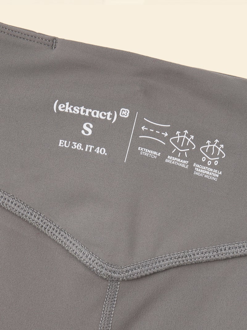 Sportlegging met zakken - (ekstract) Grijs - Kiabi