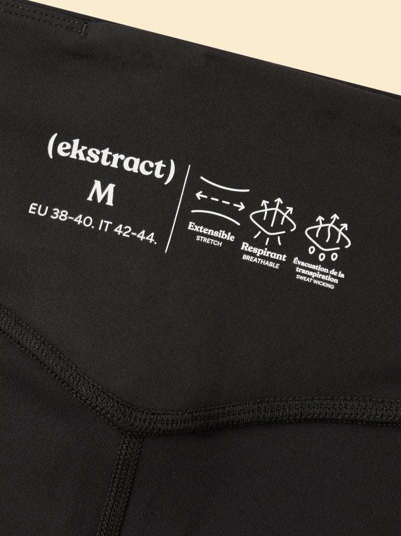 Sportlegging met zakken - (ekstract) Zwart - Kiabi