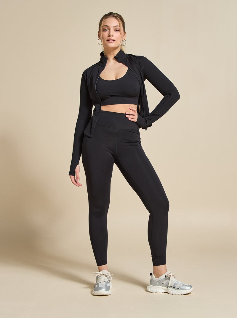 Sportlegging met zakken - (ekstract) Zwart - Kiabi