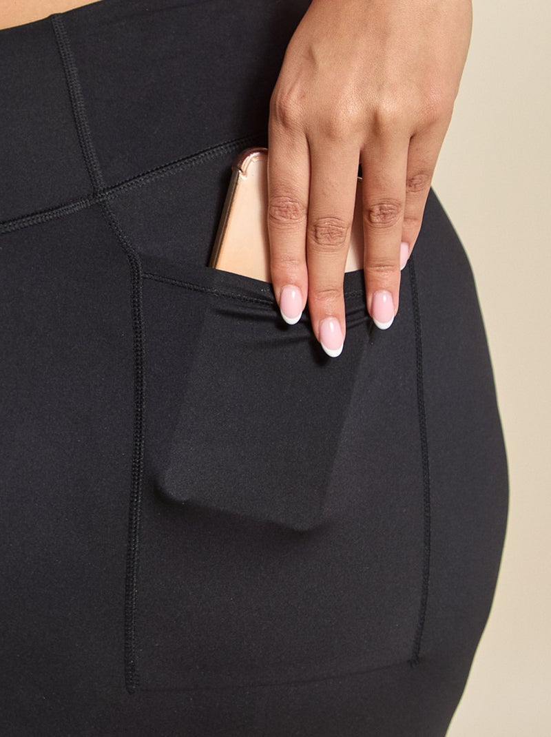 Sportlegging met zakken - (ekstract) Zwart - Kiabi