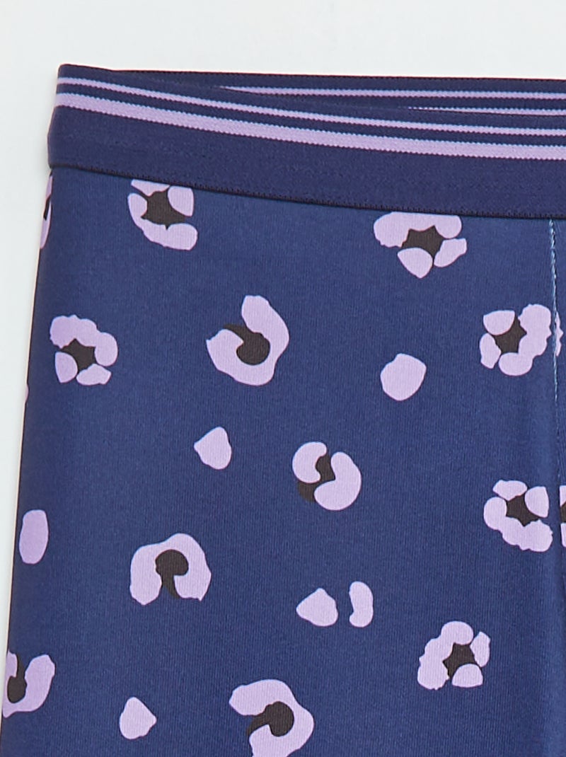 Sportlegging van stretchstof Blauw - Kiabi