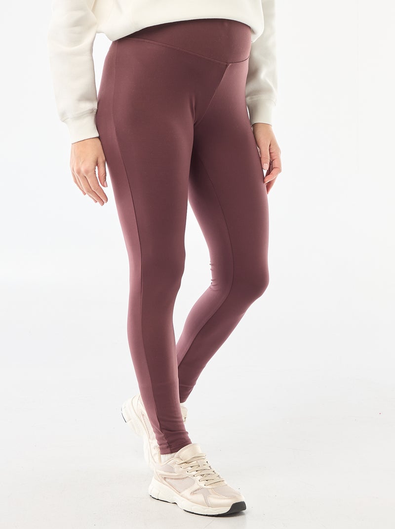 Sportlegging | Zwangerschapsmodel Paars - Kiabi