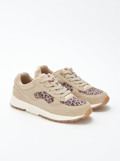 Sportschoenen met luipaardprint - Kiabi