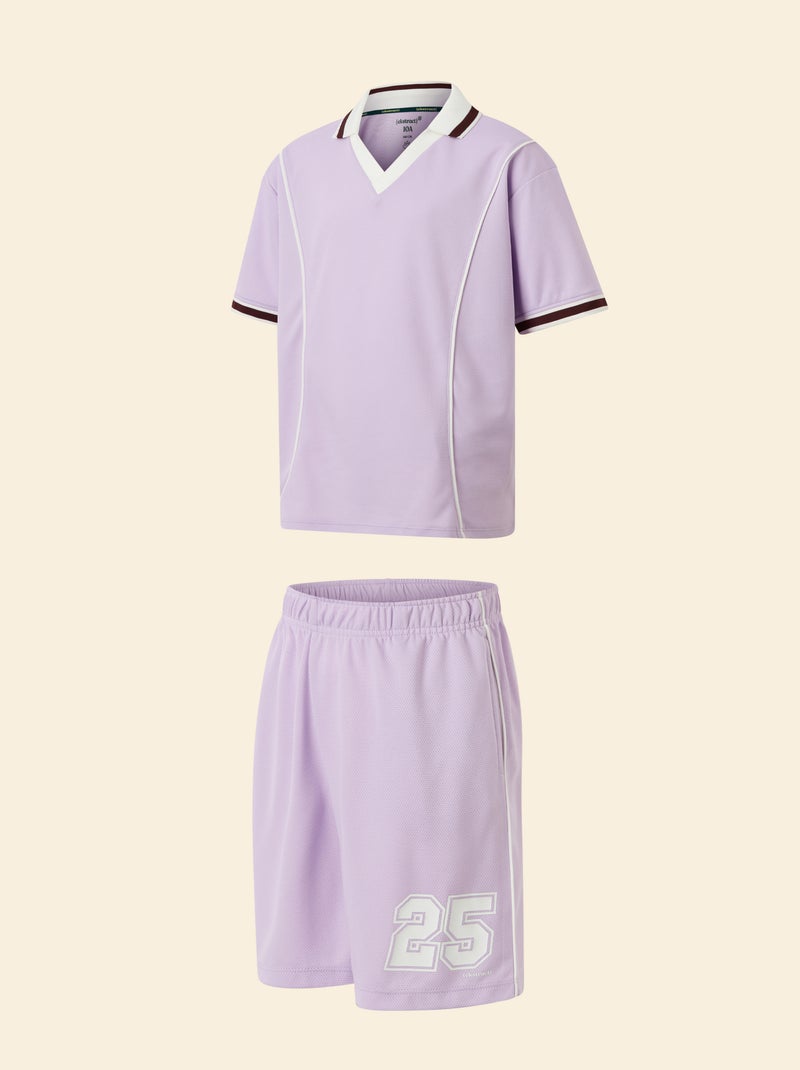Sportset T-shirt + short - (ekstract) Paars - Kiabi