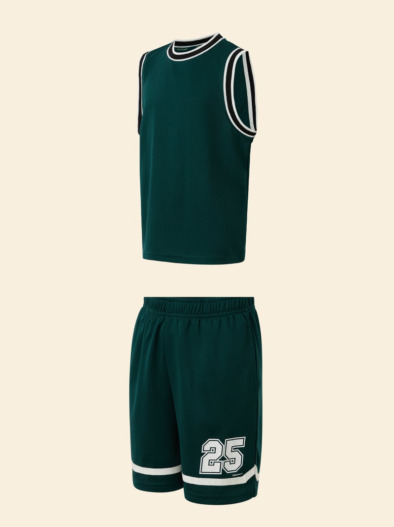 Sportset tanktop + short - (ekstract) Groen - Kiabi