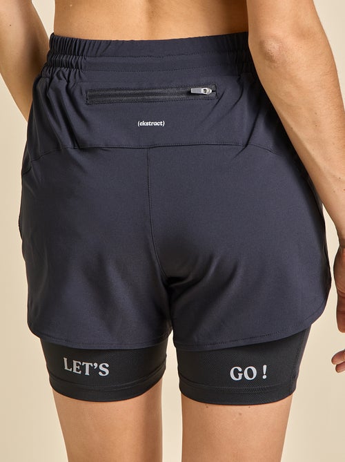 Sportshort 2-in-1 model - (ekstract) - Kiabi