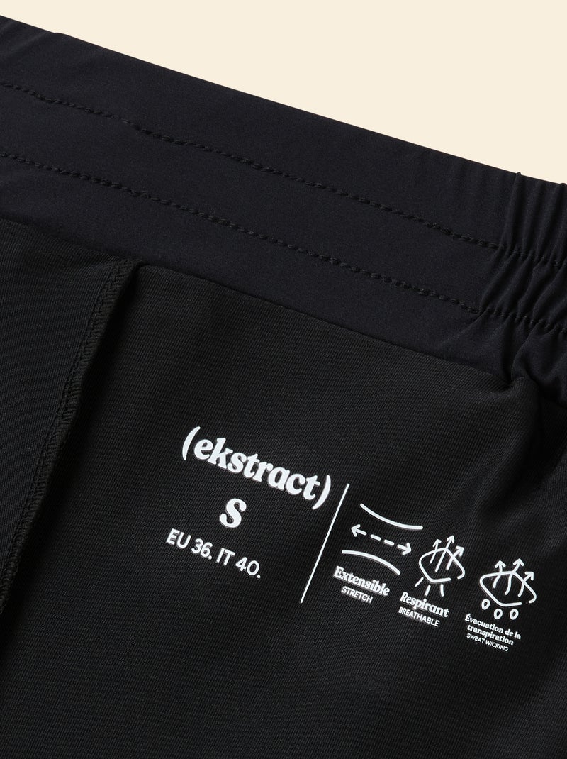 Sportshort 2-in-1 model - (ekstract) Zwart - Kiabi