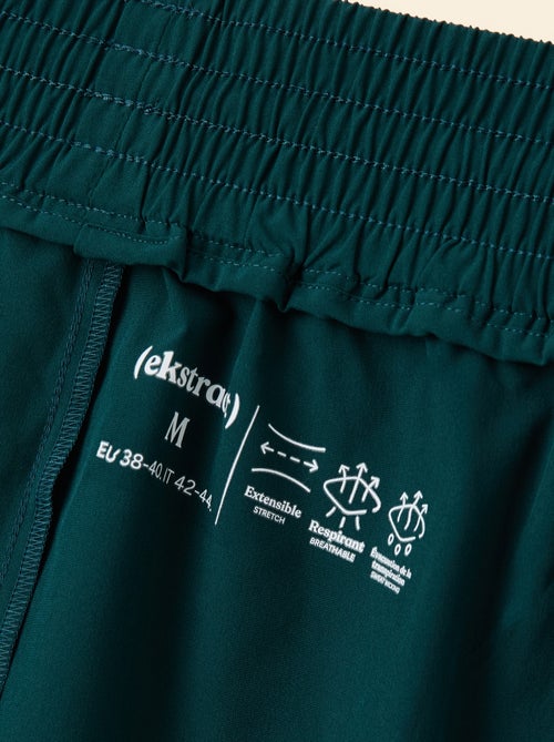 Sportshort met colourblock - (ekstract) - Kiabi