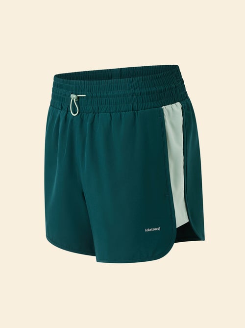 Sportshort met colourblock - (ekstract) - Kiabi