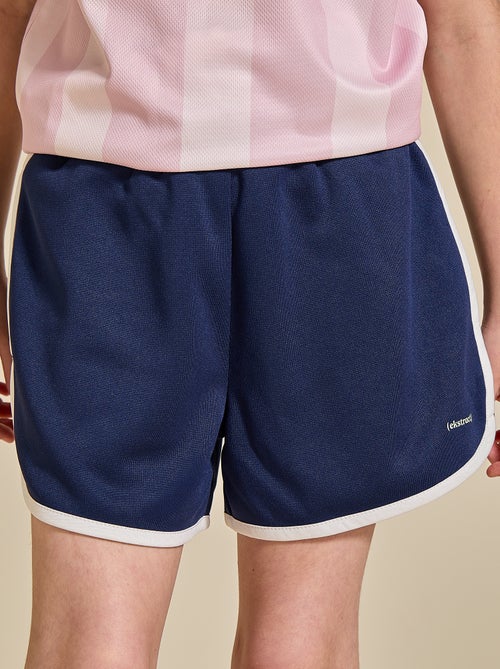 Sportshort met contrasterende banden - (ekstract) - Kiabi
