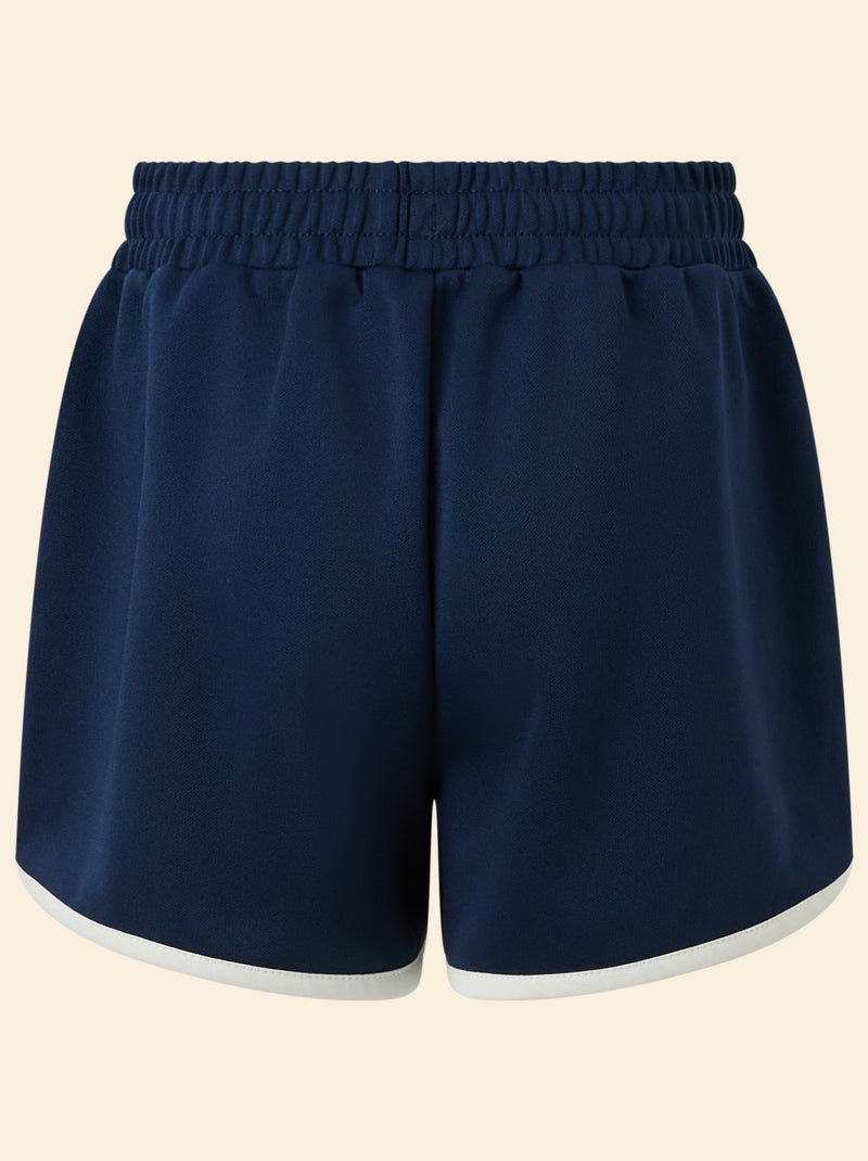 Sportshort met contrasterende banden - (ekstract) Blauw - Kiabi