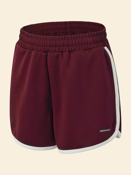Sportshort met contrasterende banden - (ekstract) - Kiabi