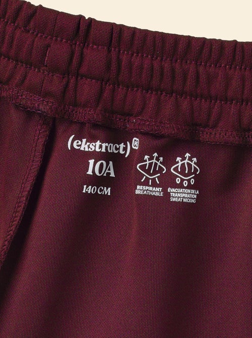 Sportshort met contrasterende banden - (ekstract) - Kiabi