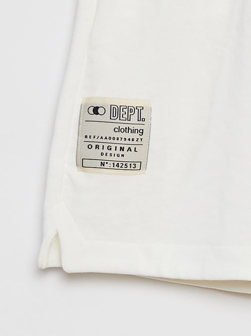 Sportshort met contrasterende taille - Kiabi