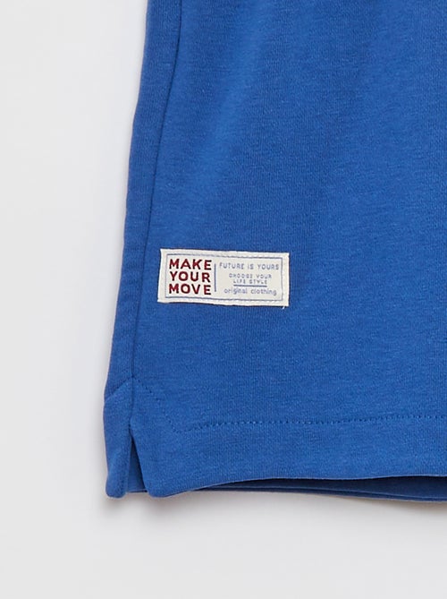 Sportshort met contrasterende taille - Kiabi