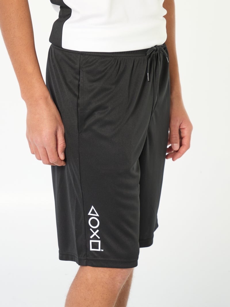 Sportshort 'Playstation' Zwart - Kiabi