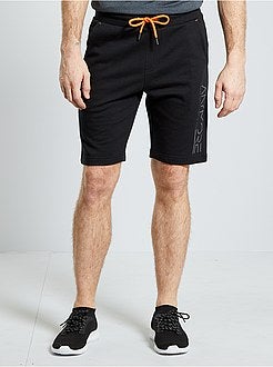 Sportshort van molton - Kiabi