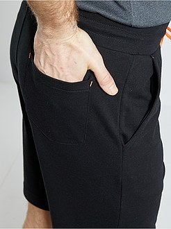 Sportshort van molton - Kiabi