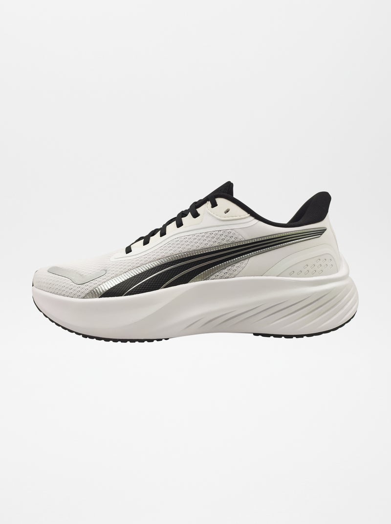 Sportsneakers van mesh 'Puma' wit - Kiabi
