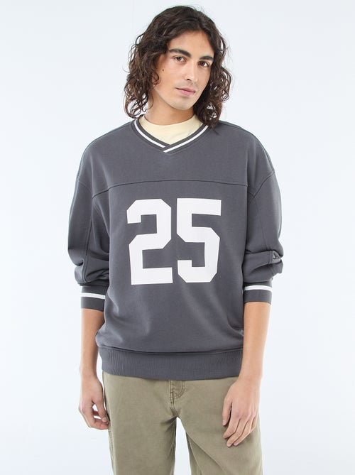 Sportswear sweater van french terry - Kiabi