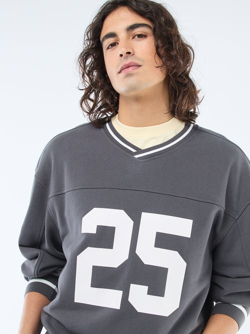 Sportswear sweater van french terry - Kiabi