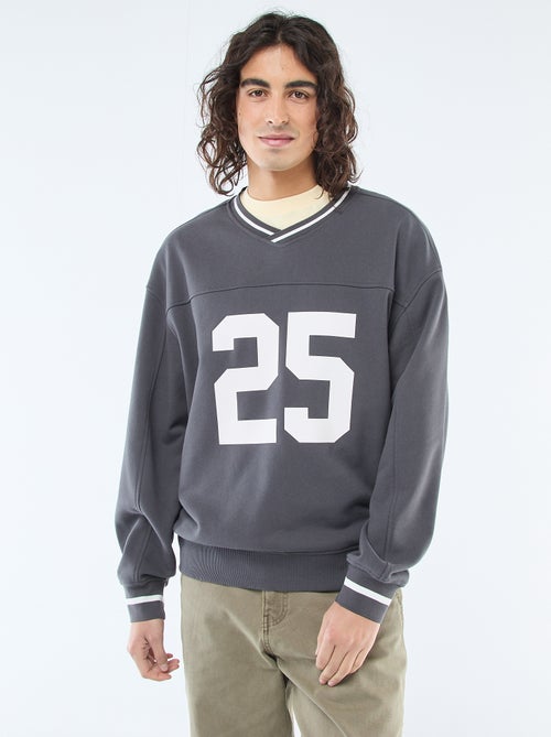Sportswear sweater van french terry - Kiabi