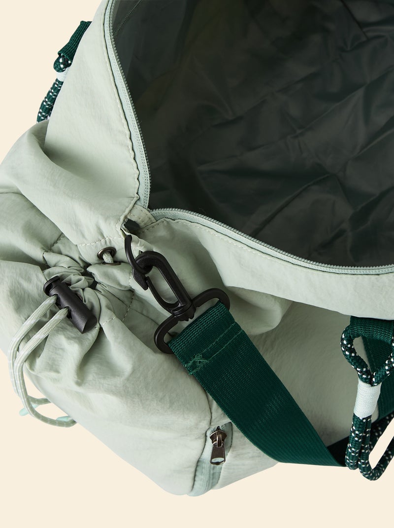 Sporttas (ekstract) met buitenzakken en schoenenvak Groen - Kiabi