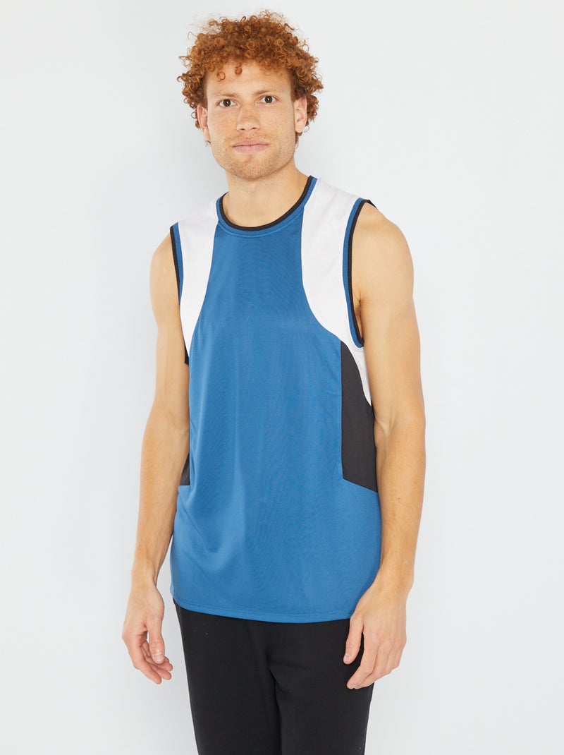Sporttop donkerblauw - Kiabi