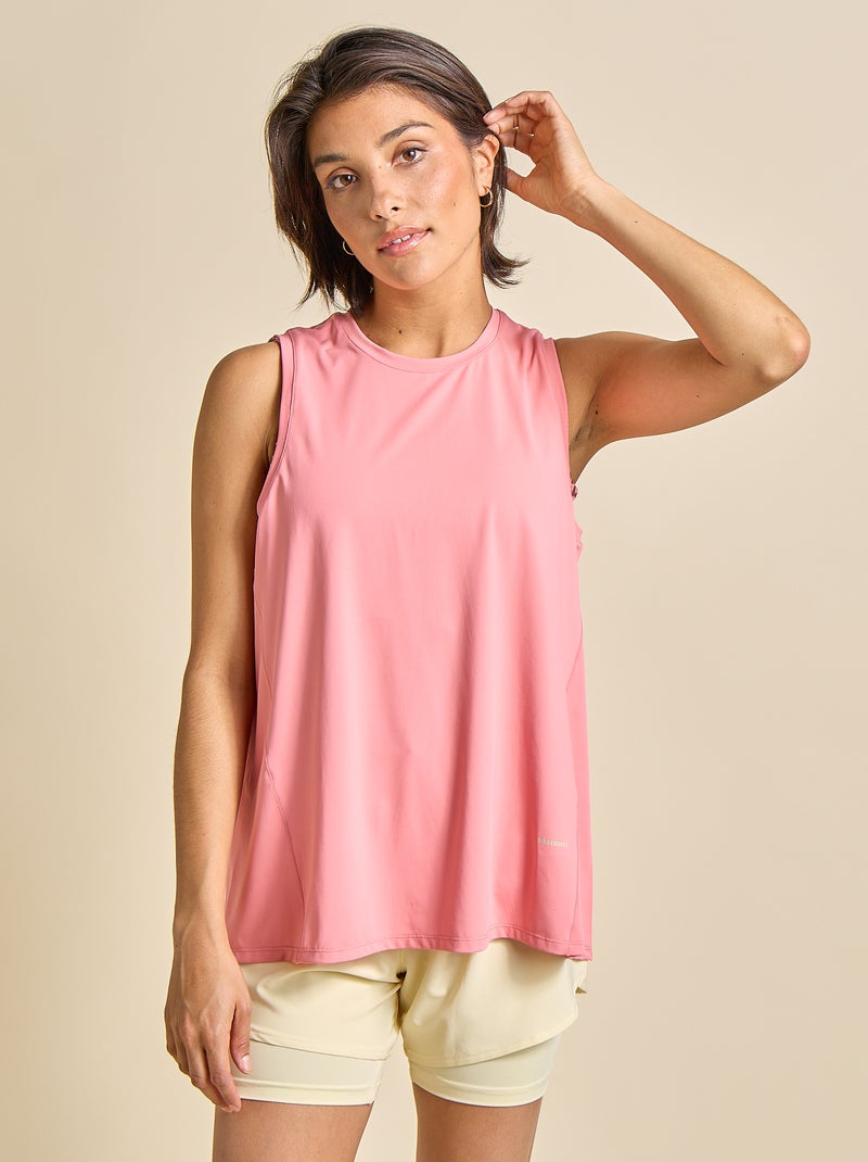 Sporttop met ingewerkte cups - (ekstract) Rose - Kiabi