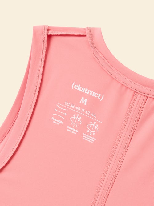 Sporttop met ingewerkte cups - (ekstract) - Kiabi