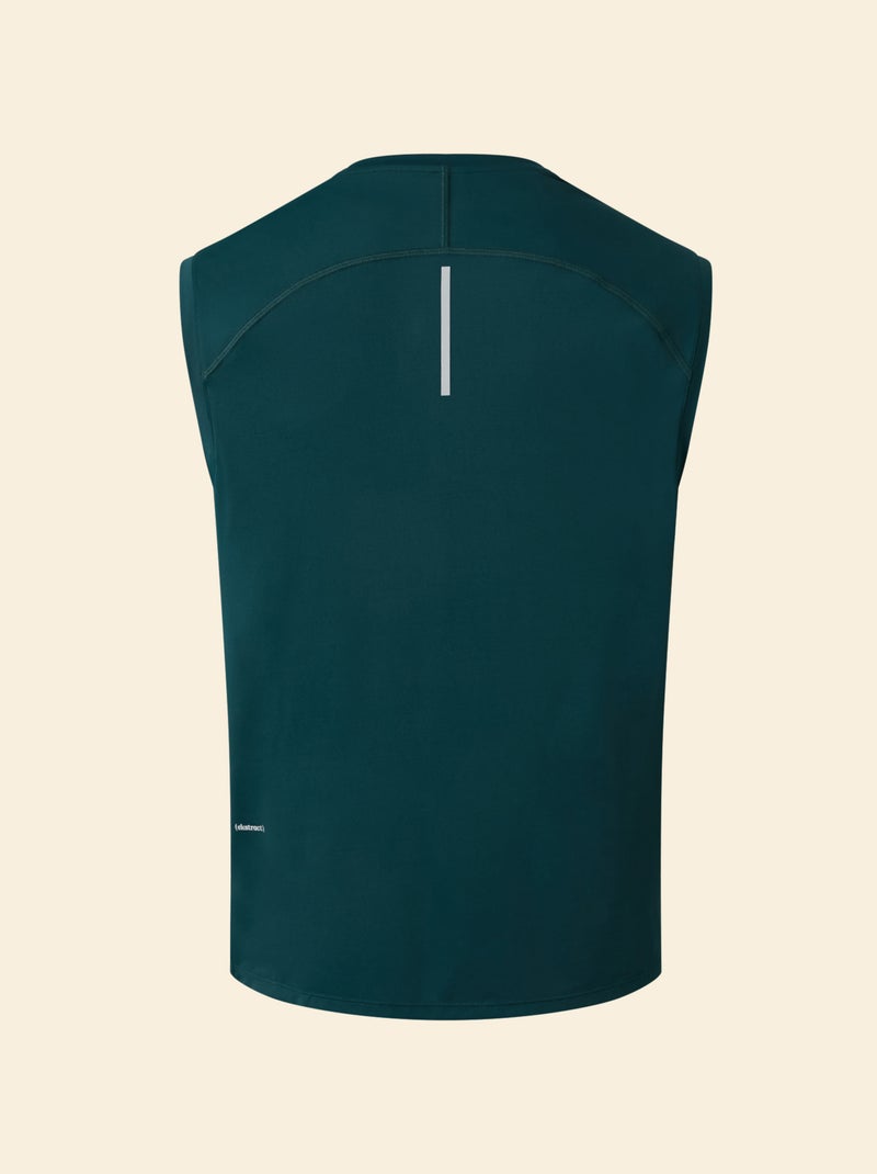 Sporttop met mesh aan de zijkanten - (ekstract) Groen - Kiabi