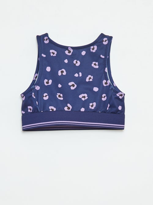 Sporttop van stretchstof - Kiabi