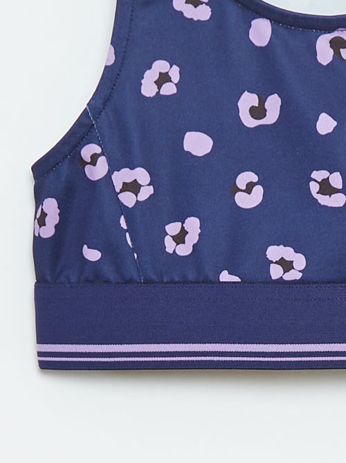 Sporttop van stretchstof - Kiabi