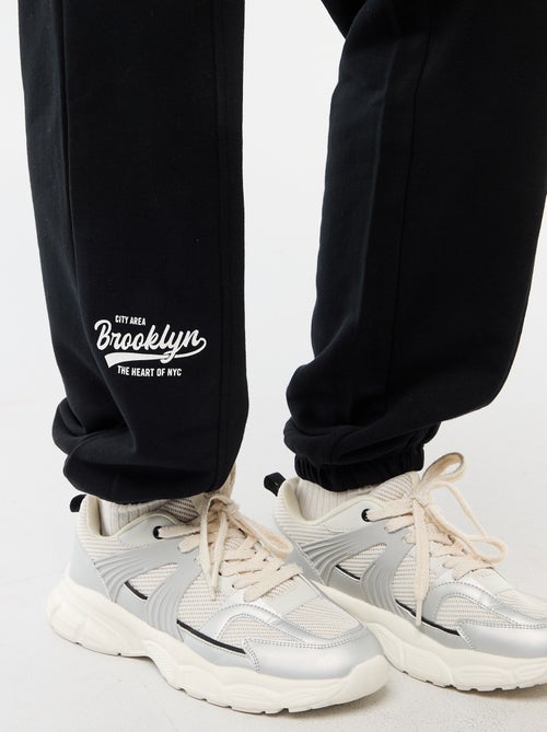 Sporttraining barrel fit van effen katoen - Kiabi