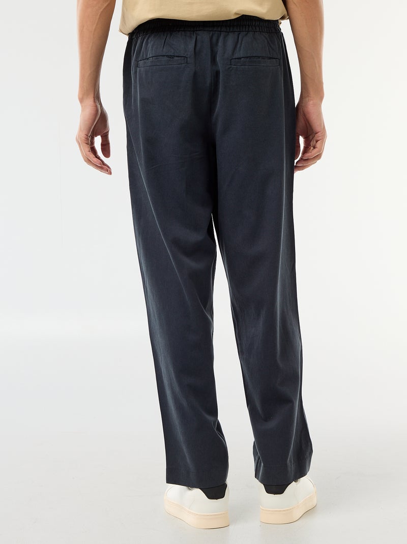 Sporttraining met elastische tailleband Blauw - Kiabi