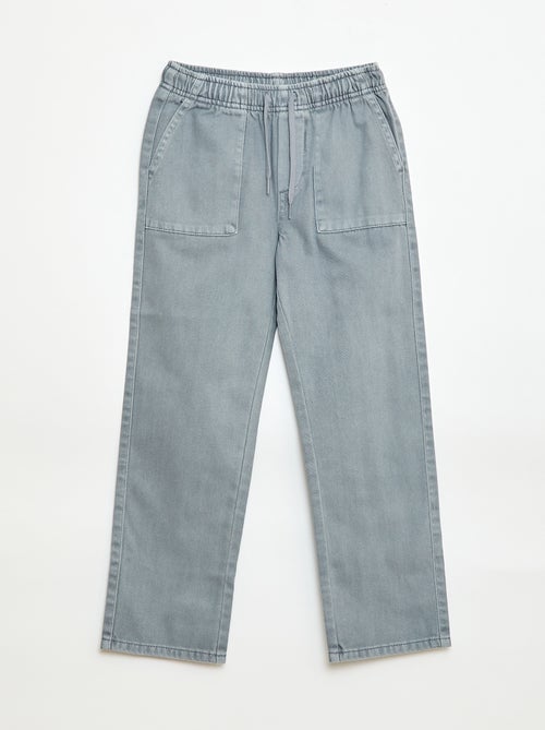 Sporttraining met elastische tailleband en trekkoordjes - Kiabi