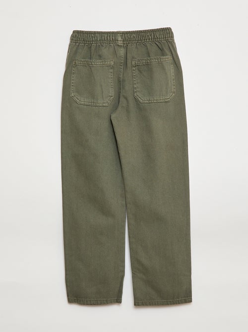 Sporttraining met elastische tailleband en trekkoordjes - Kiabi