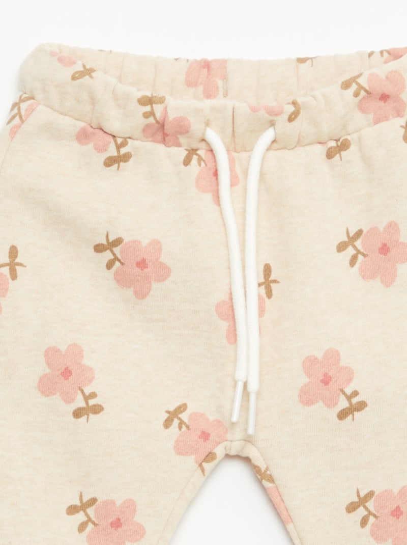 Sporttraining met motief Biege - Kiabi