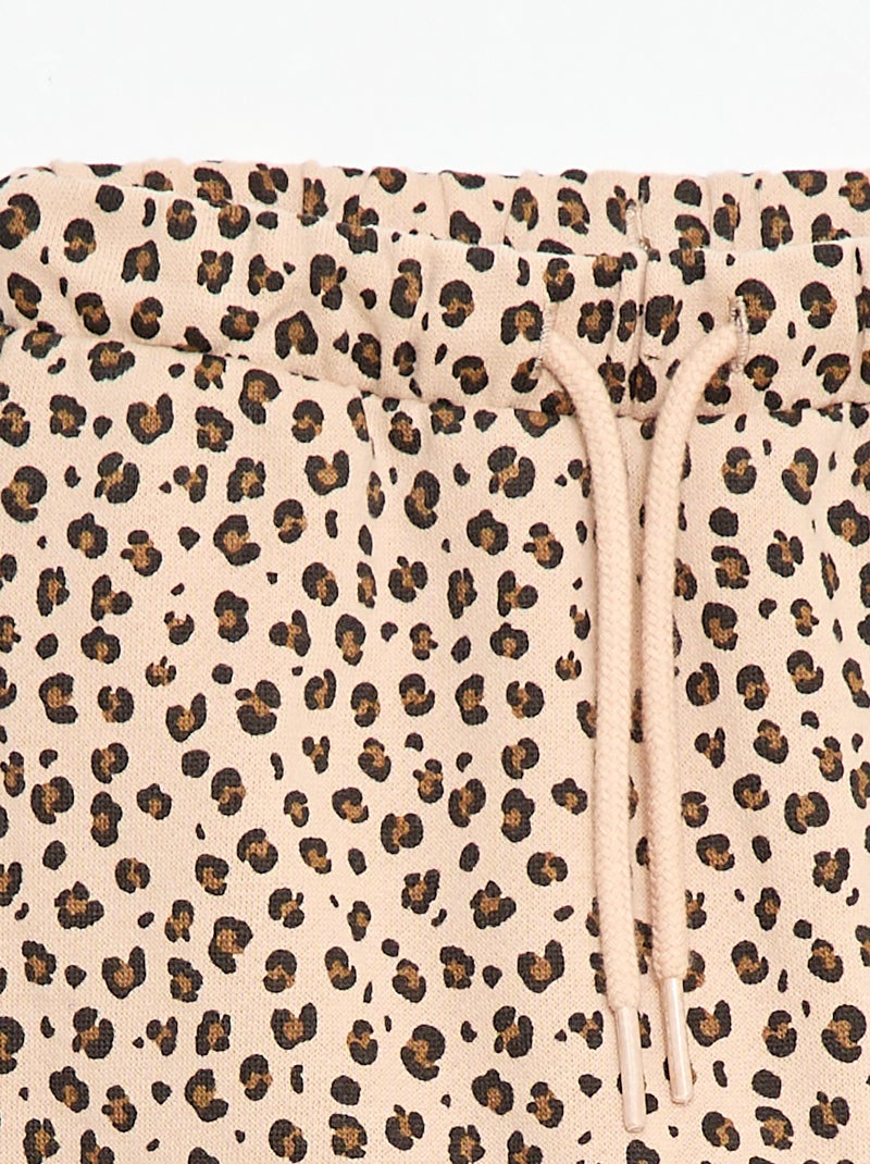 Sporttraining met motief Biege - Kiabi