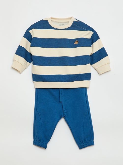 Sporttraining set met sweater + broek - 2-delig - Kiabi