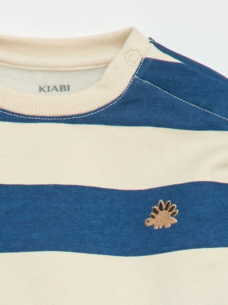 Sporttraining set met sweater + broek - 2-delig Blauw - Kiabi