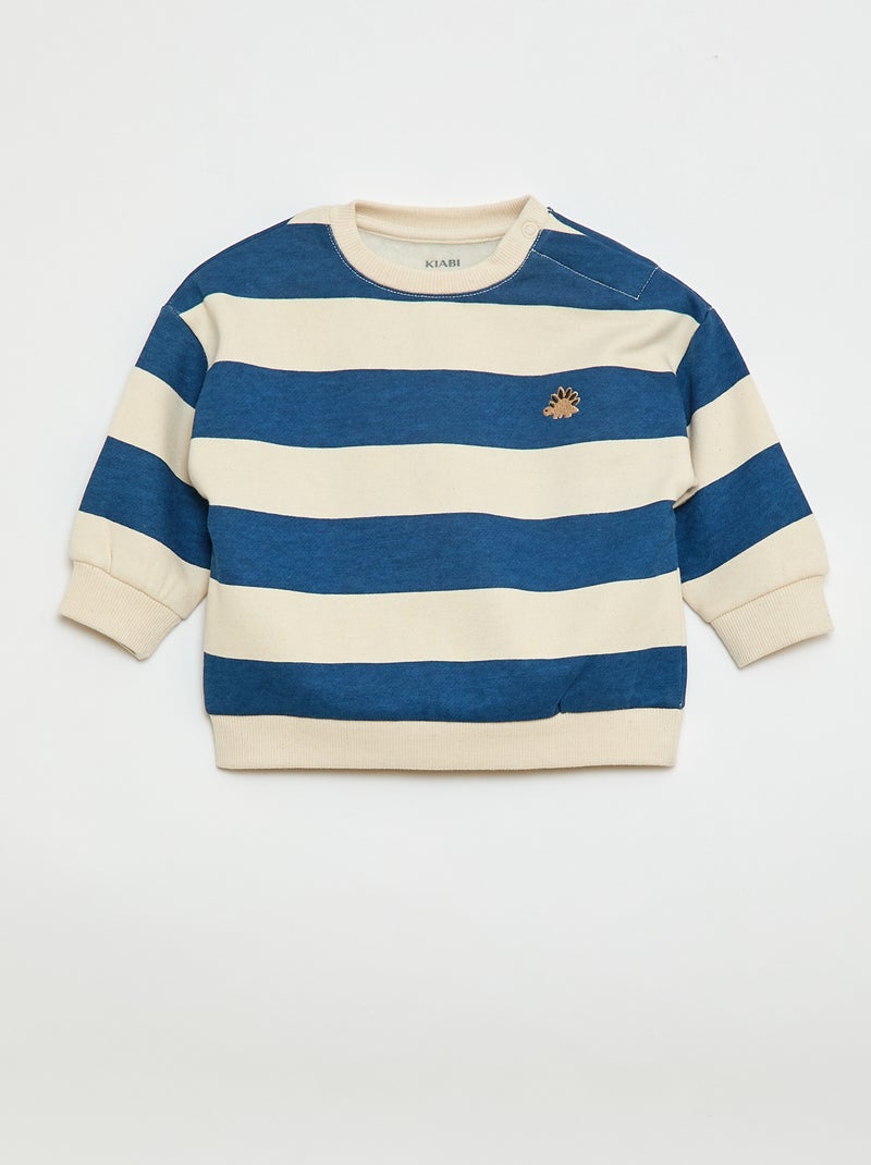 Sporttraining set met sweater + broek - 2-delig Blauw - Kiabi