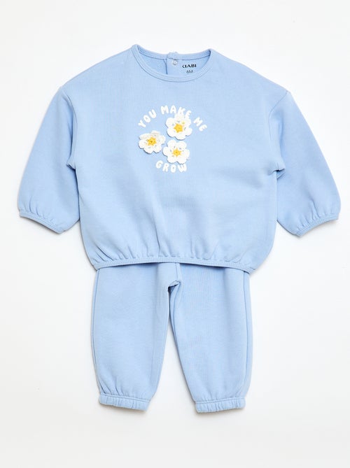 Sporttraining set van sweater + broek - Kiabi