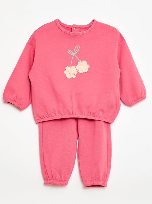 Sporttraining set van sweater + broek - Kiabi