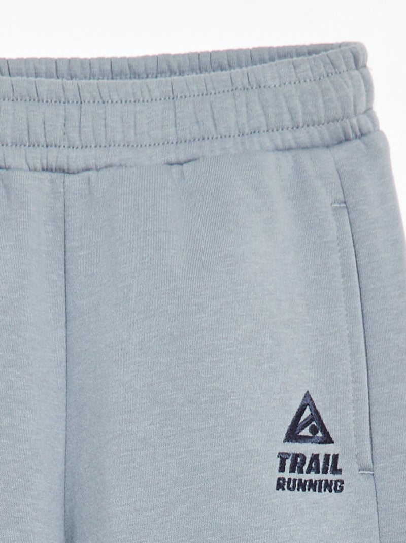 Sporttraining van color block-sweatstof Blauw - Kiabi